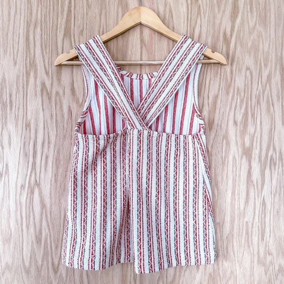 Madewell Boucle Stripe Cross Back Tank Top - Picture 8 of 13